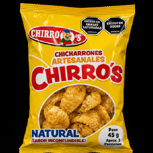 CHICHARRONES NATURAL X 45 G