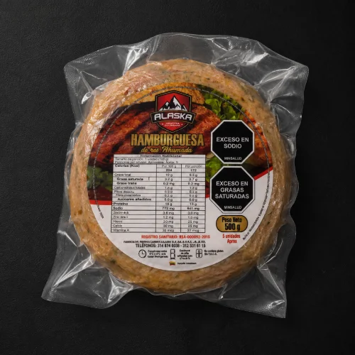 CARNE PARA HAMBURGUESA ALASKA X 500 G