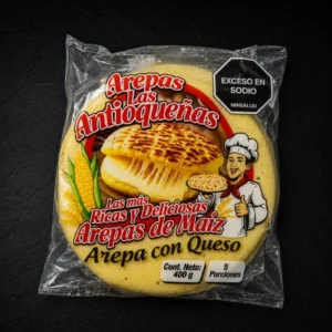 AREPAS CON QUESO X 400 G